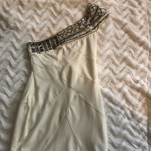 One shoulder Bebe dress
